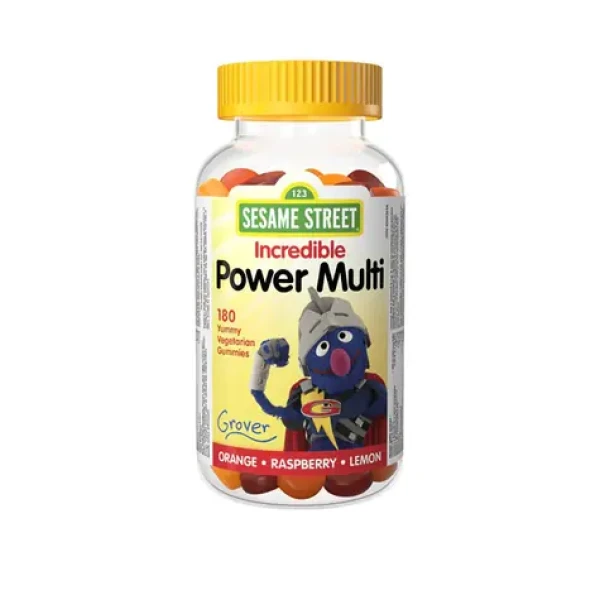 Webber Naturals Sesame Street Power Multi 180 gummies (17752)