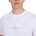 Pánske tričko 4F M2961 biele 4FWAW25TTSHM2961 10S pánske L