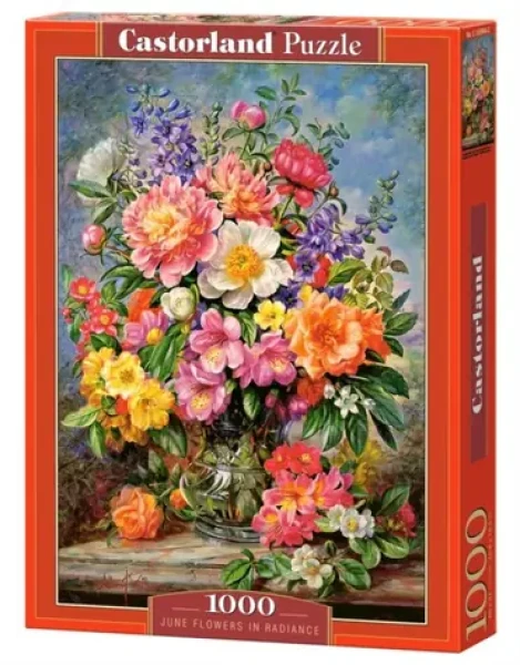 Castorland 103904 Puzzle Júnové kvety