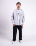 Carhartt WIP L/S Deven Shirt Deven Stripe, Black/White M