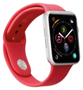 SBS Apple Watch 38/40/41 mm M červená / Remienok / Silikón