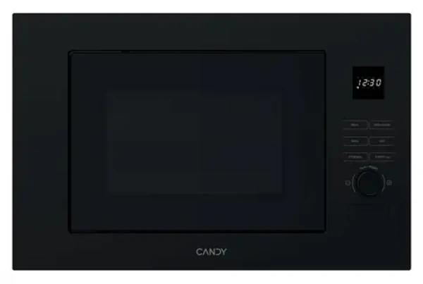 Candy CA38FL7N20WXB čierna / Vstavaná mikrovlnná rúra s grilom / 750 W / gril 1000 W / 20 l / dotykové ovládanie (CA38FL7N20WXB)