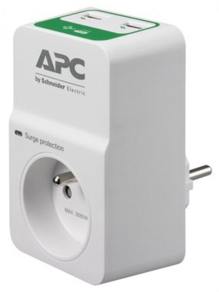 APC Essential SurgeArrest PM1WU2-FR / prepäťová ochrana / 230 V / 1 zásuvka / Francúzsky typ zásuvky (aj pre SR) (PM1WU2-FR)