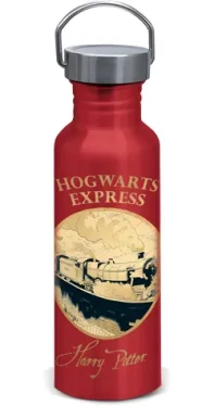 STOR Fľaša na pitie Harry Potter - Golden Magic / 815 ml / Hliníková / Skrutkovací uzáver s pútkom (ST75306EPM)