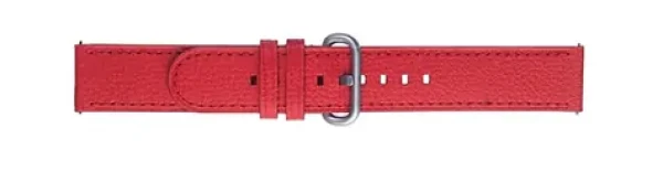Samsung LeatherBand Kožený remienok 20mm pre Galaxy Watch Active 2 červená (GP-TYR820BRBRW)