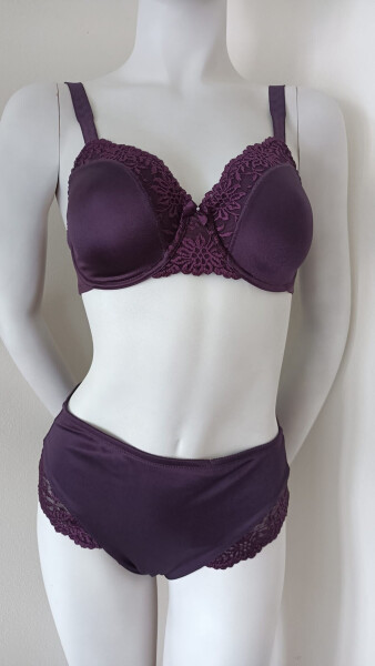 Ladyform mäkké maxi nohavičky tmavo fialové 00NS - Triumph 38