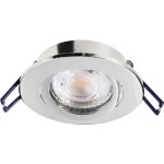 Deko Light Samsola, rund, glänzend, Silber 110041 stropná lampa strieborná (lesklá); 110041