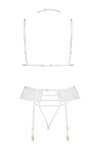 Dámsky erotický set Noemi white - BEAUTY NIGHT FASHION Bílá S/M