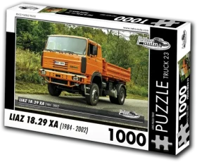 RETRO-AUTA Puzzle TRUCK č.23 ŠKODA Liaz 18.29 XA (1994-2002)