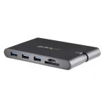 StarTech Multiportový adaptér USB-C na HDMI, VGA a LAN černá / Adaptér / USB 3.2 Gen2 / Ethernet RJ-45 / čtečka karet (DKT30CHVSCPD)