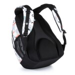 Školský batoh Bagmaster Supernova 21 A White/black/orange/green