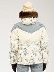 Billabong DAYTIME PUFFER WHITE FLORAL zimná bunda dámska - S