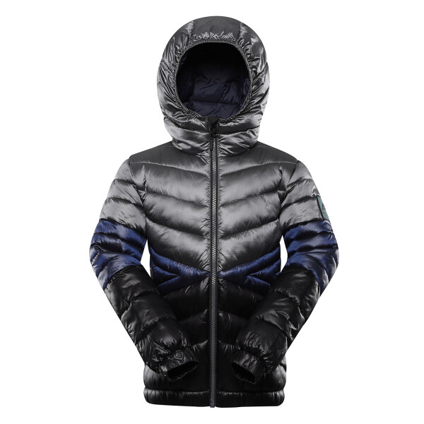 Dětská hi-therm bunda ALPINE PRO ROGO frost gray 140-146