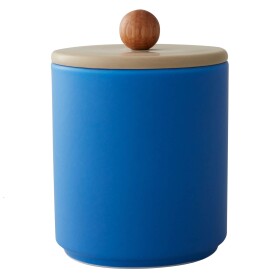DESIGN LETTERS Porcelánová úložná dóza Treasure Jar Blue/Beige