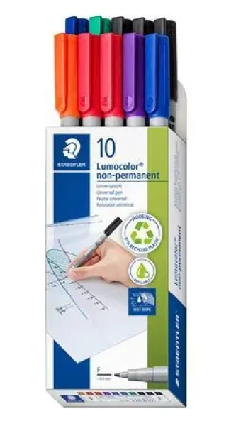 Staedtler Popisovač Lumocolor 316 F/neperman. / 0,6 mm (F) / 10 ks (316 B10)