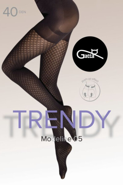MODELINE - 05 PANČUCHY 40 DEN nero 2-S
