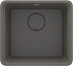 DEANTE DEANTE - Momi anthracite metallic Granitový drez, 1-bowl ZKM_T10A