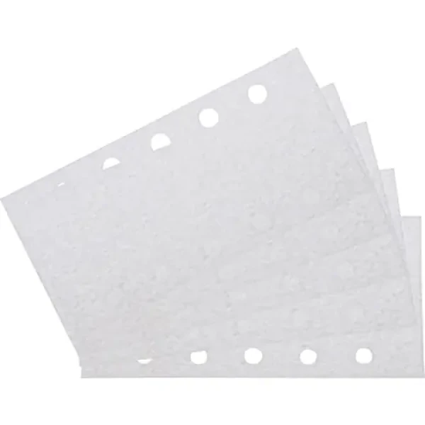 Makita E-19641 / Brúsny papier na drevo kov / suchý zips / Zrnitosť 80 / Rozmery 93x185 mm / dierovaný / 10 ks (E-19641)