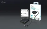 I-TEC adaptér USB-A a USB-C Dual 4K DP čierna / Redukcia / 2x DisplayPort / 4K 60Hz / 0,27 m (CADUAL4KDP)