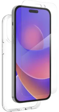 ZAGG Defence Bundle iPhone 14 Pro Max priehľadná / Ochranný set / Zadný kryt a tvrdené sklo (302010175)