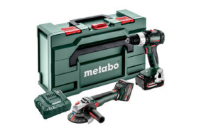 Metabo COMBO SET 2.9.4 18 V / Aku set: uhlová brúska WB 18 LT 11-125 + vŕtačka BS 18 LT BL / 18 V / 2x 5.2Ah (MET685208650)