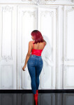 Sexy calssic Skinny Highwaist Jeans denimblue