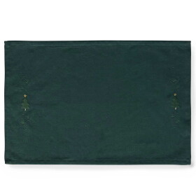 JUNA Vyšívané prestieranie Christmas Tree Green 49 × 32 cm