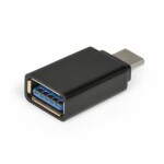 PORT CONNECT adaptér USB-C 3.1 na USB-A čierna / 1x USB-C (M) / 1x USB-A (F) (900142-PC)