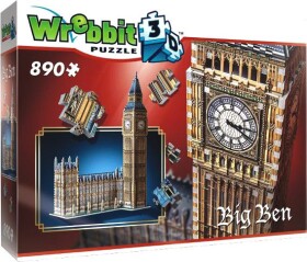 Wrebbit 3D puzzle Big Ben a Westminsterský palác 890 ks