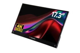 17,3" Verbatim PM-17-4K čierna / Prenosný monitor / IPS / dotykový / 4K 3840x2160 / 400 cd/m2 / 6ms / HDMI / USB-C 3.1 (32239)