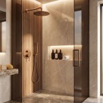 REA - Podomietková sprchová sada Lungo Copper Brush + BOX REA-P8809