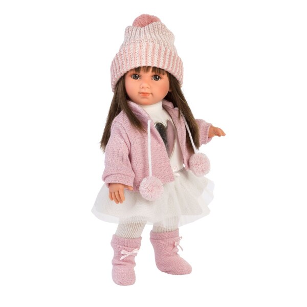 Llorens 53528 Sara realistická bábika s mäkkým látkovým telom 35 cm