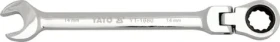 YATO Kľúč očkoplochý račňový 8 mm s kĺbom / Dĺžka 140 mm (YT-1674)