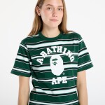 Tričko A BATHING APE College Stripe Tee Green M