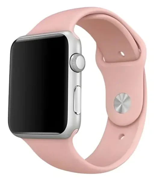 Mercury Silicone Strap Apple Watch 42/44/45 mm ružová / Remienok / Silikónový