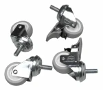 Equip kolieska pre čajky ECO/Pro-Mount strieborná / Kolieska / 19" / sada 4 ks (EZW-1)