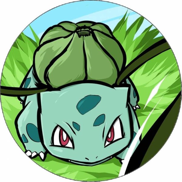 Jedlý papier Pokémon Bulbasaur 19,5 cm - Pictu Hap
