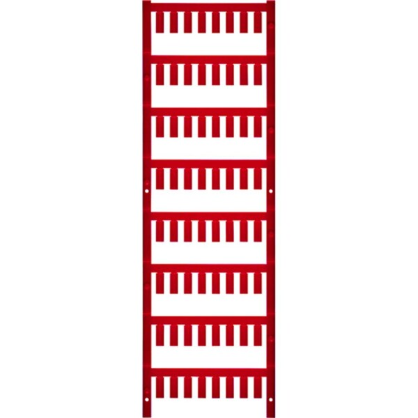 Weidmüller 1919530000 SF 3/12 NEUTRAL RT V2 značenie káblov Druh montáže: prichytenie sponami Potlačiteľná plocha: 4.60 x 12 mm červená Počet markerov: 320 320; 1919530000