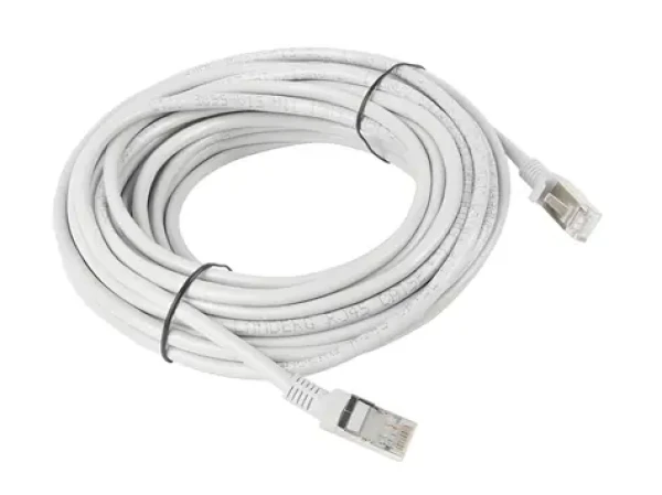 Lanberg PCF5-10CC-1000-S šedá / Patch kábel / Cat5e / F/UTP / 10 m (PCF5-10CC-1000-S)