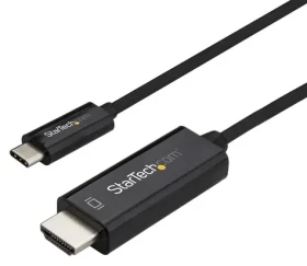 StarTech kábel USB-C na HDMI čierna / Kábel USB-C na HDMI / 4K 60 Hz / 1 m (CDP2HD1MBNL)