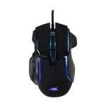 Baracuda PIRANHA čierna / Herná myš / Optický / 7D / 7200 dpi / RGB / 1.5 m / USB (PIRANHA-B)