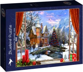 BlueBird Puzzle Vianočný výhľad na hory
