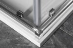 GELCO - SIGMA SIMPLY štvorcová sprchová zástena 800x800 rohový vstup, číre sklo GS2180GS2180