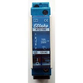 Eltako R12-100-12V spínacie relé, 12 V, 8 A, 1 spínací, 1 ks; 22100011