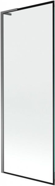 MEXEN/S - Next L vaňová zástena FIX 70 x 150, čierna vzor, grafit metal 895-070-000-03-70-95