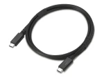 Lenovo Thunderbolt 5 kábel USB-C čierna / Kábel / USB-C - USB-C / 1 m (4X91U94411)