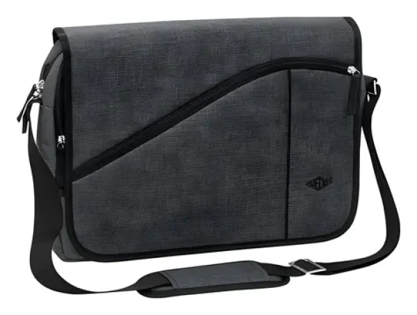 WEDO Taška Messenger College šedá / Taška na notebook / 15,6" / polyester / nastaviteľný popruh (59353012)