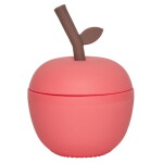 OYOY Detský silikónový hrnček Red Apple