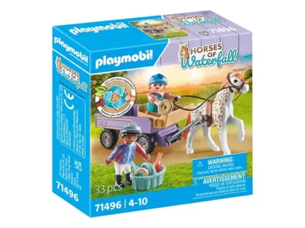 Playmobil® Horses of Waterfall 71496 Kočiar s poníkom
