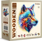 Wooden City Drevené puzzle Nóbl vlk 250 dielikov
